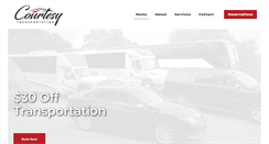Desktop Screenshot of courtesytransportation.com